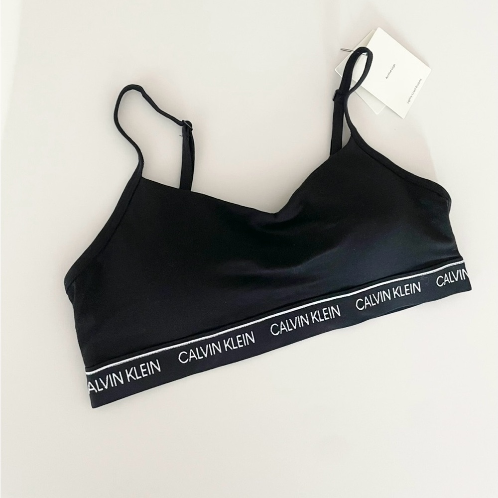 Calvin Klein Archive Logo Bralette - Picture 4 of 6